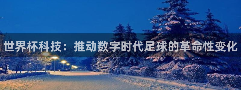 世界杯在线直播入口：世界杯科技：推动数字时代足球的革命性变化