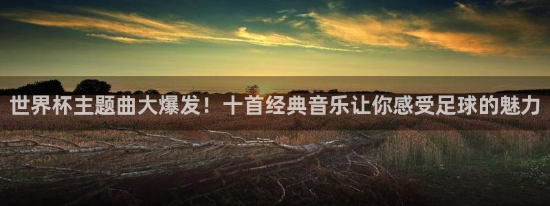 2026年足球世界杯赛程时间表：世界杯主题曲大爆发！十首经典音乐让你感受足球的魅力